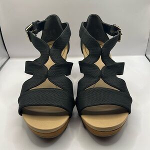 Dr. Scholl’s Bailey Wedge Sandals, in black, Women’s size 9.5